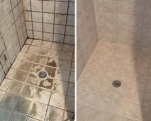 Shower Restored by Our Tile and Grout Cleaners in Glen Allen, VA